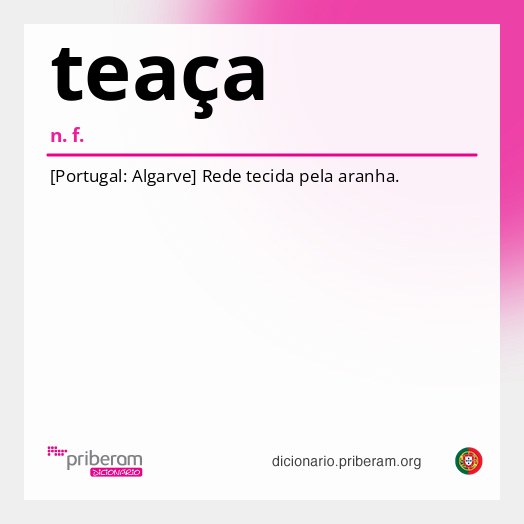 Significado de teaça