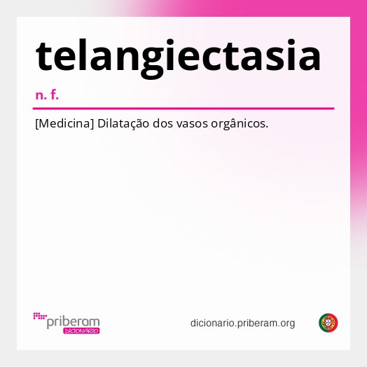 Significado de telangiectasia