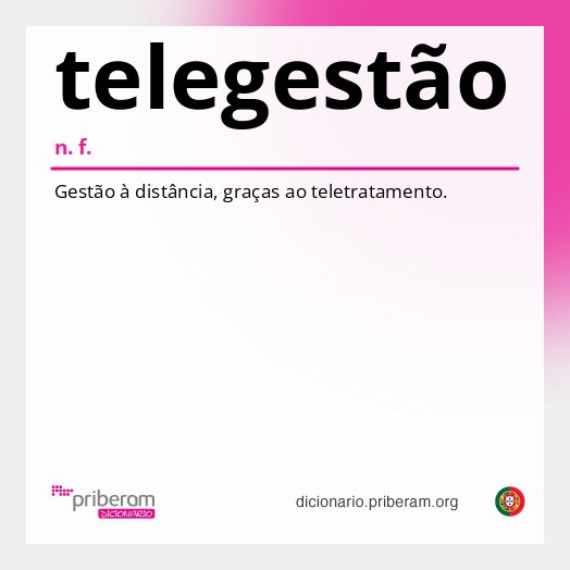Significado de telegestão