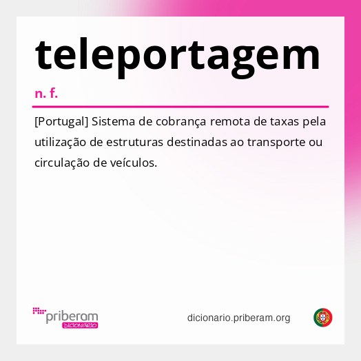 Significado de teleportagem