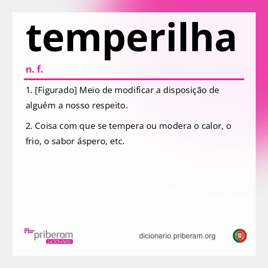 Significado de temperilha