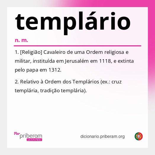 Significado de templário