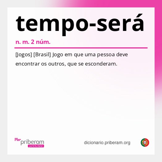Significado de tempo-será