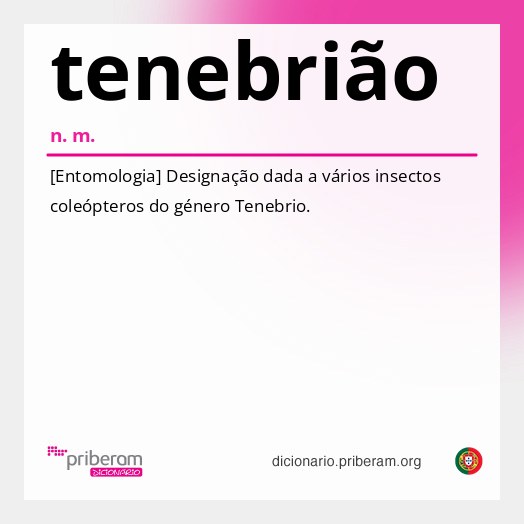 Significado de tenebrião