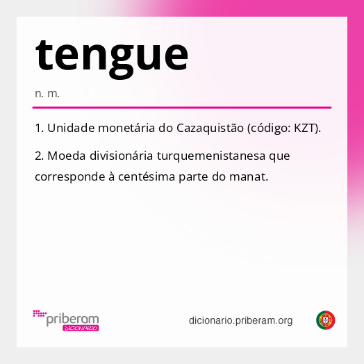 Significado de tengue