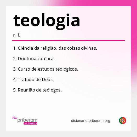 Significado de teologia