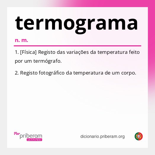 Significado de termograma