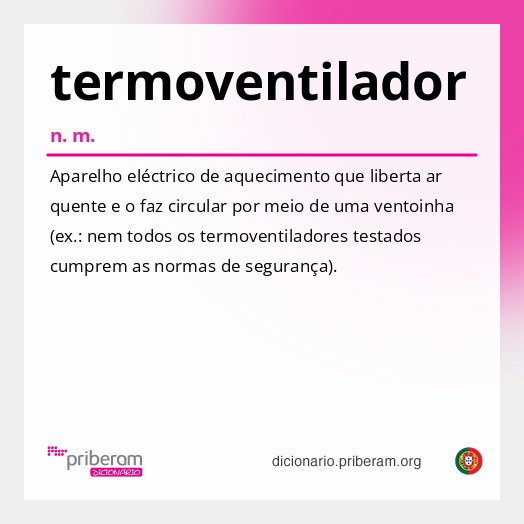 Significado de termoventilador