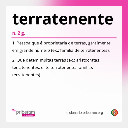 Significado de terratenente