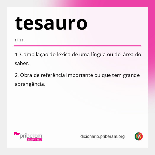 Significado de tesauro