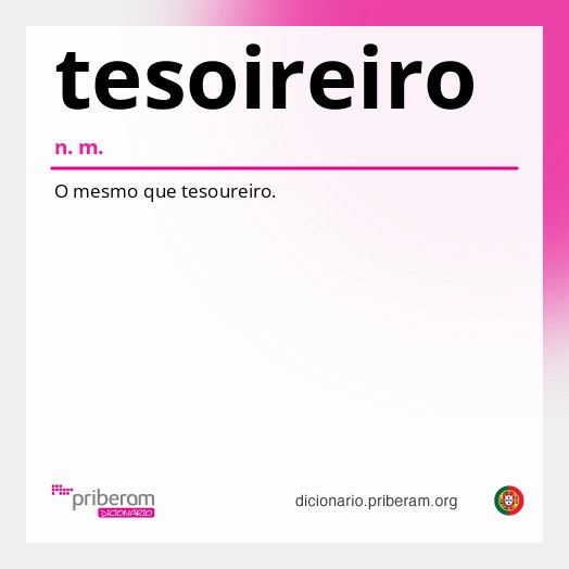 Significado de tesoireiro