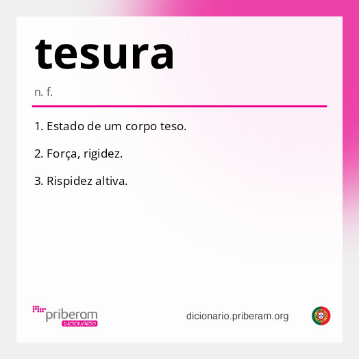 Significado de tesura