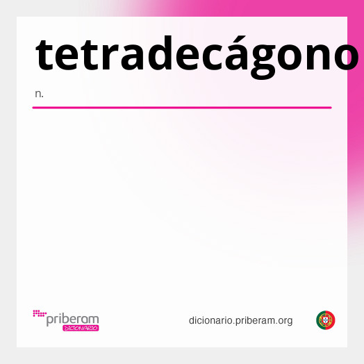 Significado de tetradecágono