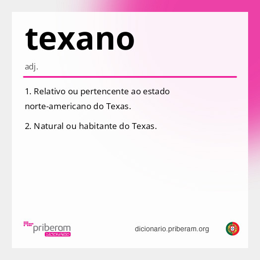 Significado de texano