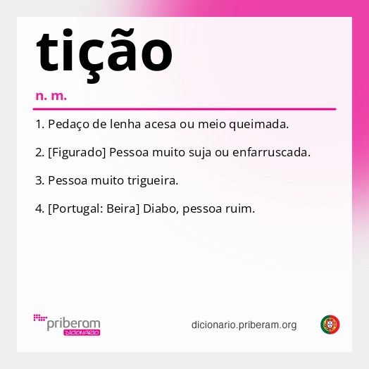 Significado de tição
