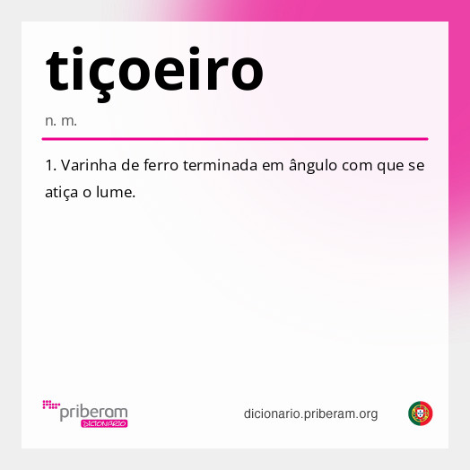 Significado de tiçoeiro