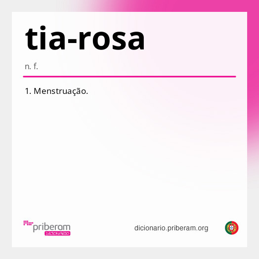 Significado de tia-rosa