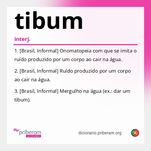 Significado de tibum