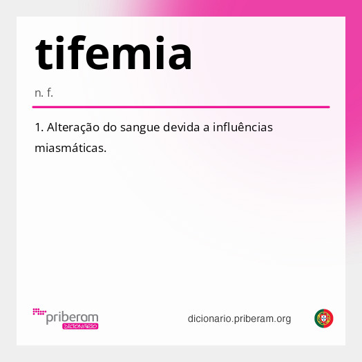 Significado de tifemia