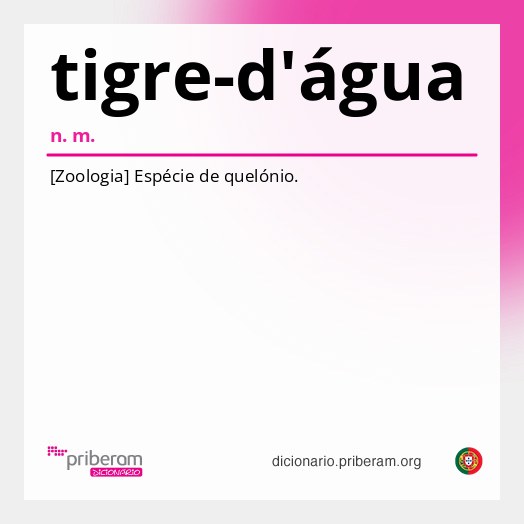 Significado de tigre-d'água