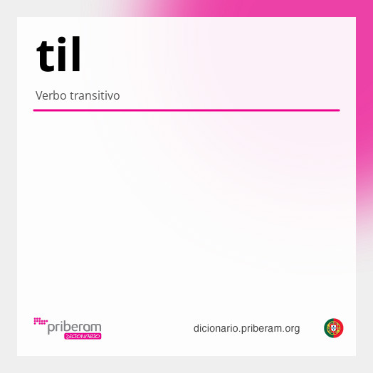 Significado de til