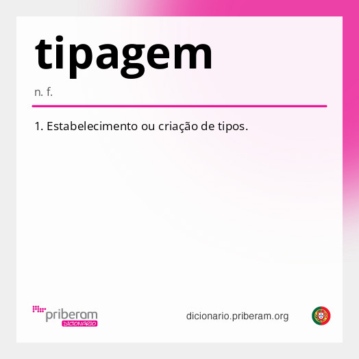 Significado de tipagem