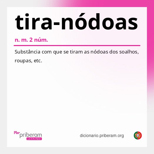 Significado de tira-nódoas
