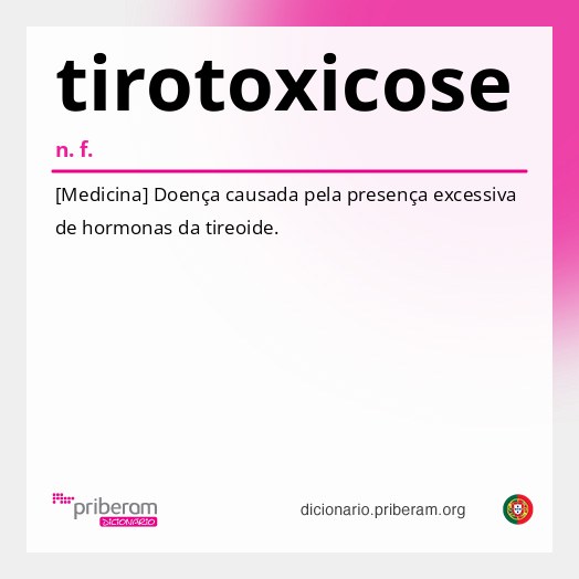Significado de tirotoxicose