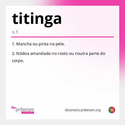Significado de titinga