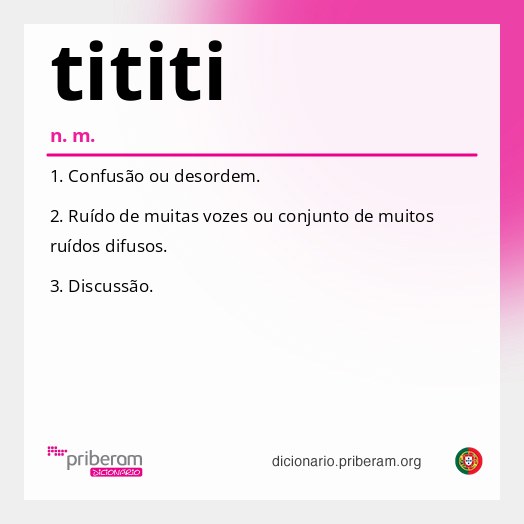 Significado de tititi