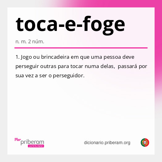 Significado de toca-e-foge