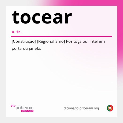 Significado de tocear