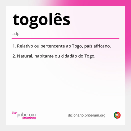 Significado de togolês