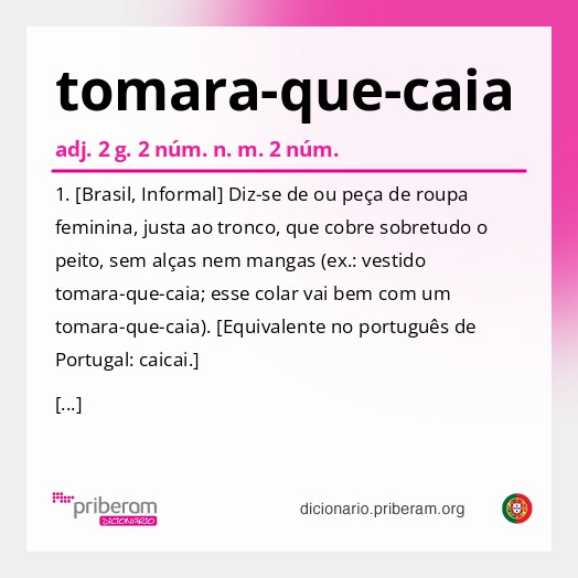 Significado de tomara-que-caia