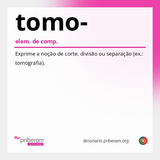 Significado de tomo-