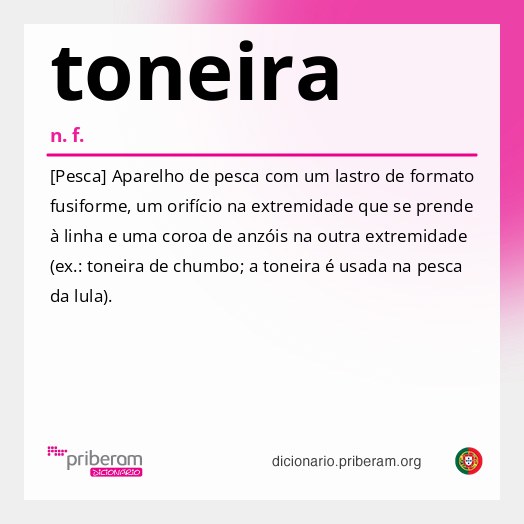 Significado de toneira