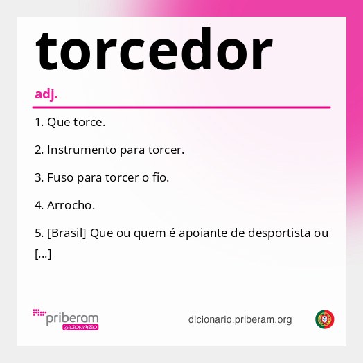 Significado de torcedor