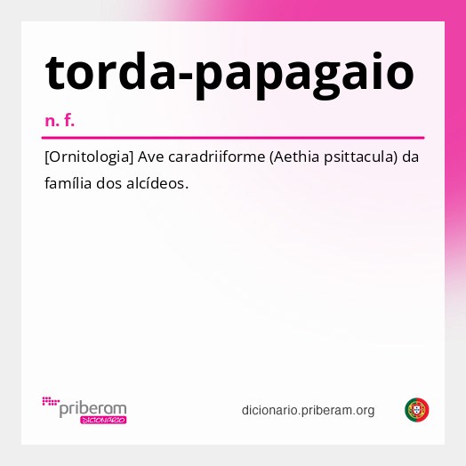 Significado de torda-papagaio