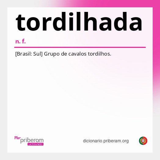 Significado de tordilhada