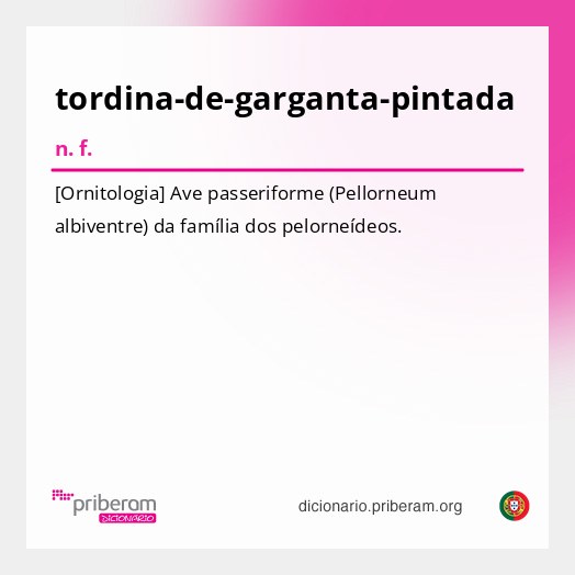 Significado de tordina-de-garganta-pintada