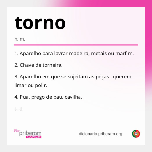 Significado de torno
