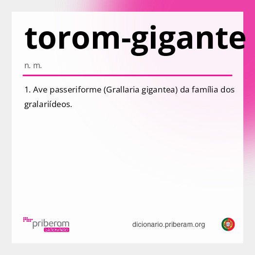 Significado de torom-gigante