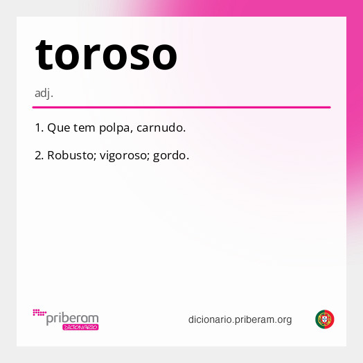 Significado de toroso
