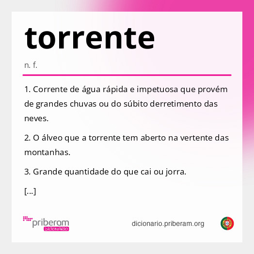 Significado de torrente