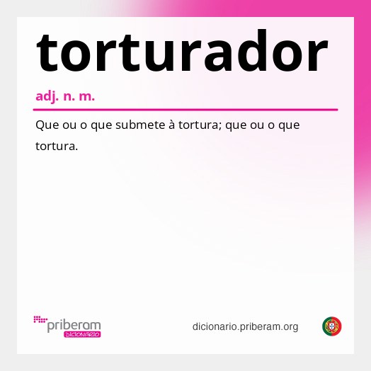 Significado de torturador