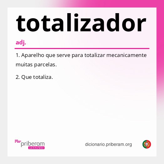 Significado de totalizador
