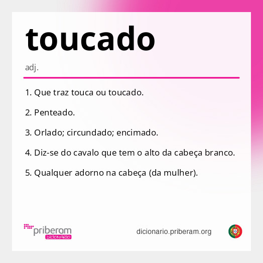 Significado de toucado