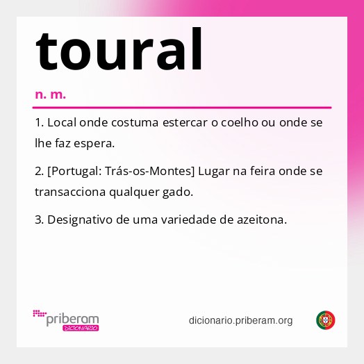 Significado de toural
