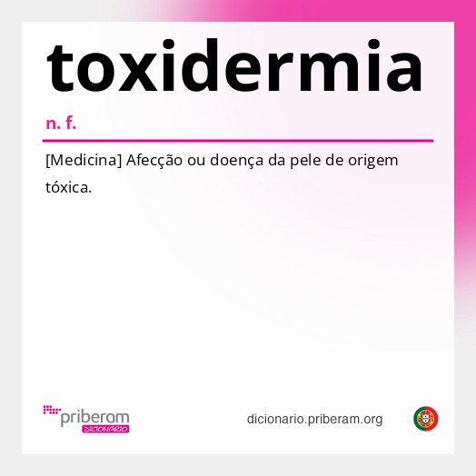 Significado de toxidermia