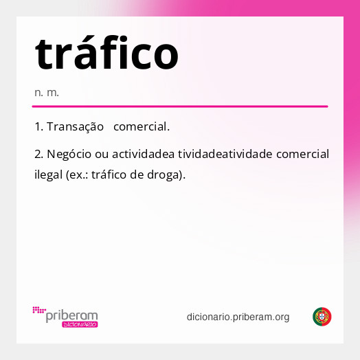 Significado de tráfico